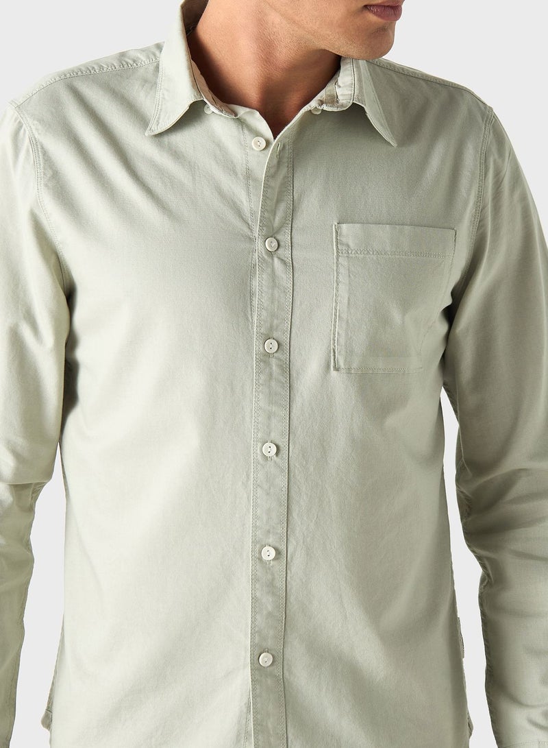 Essential Pocket Detail Regualr Fit Shirt