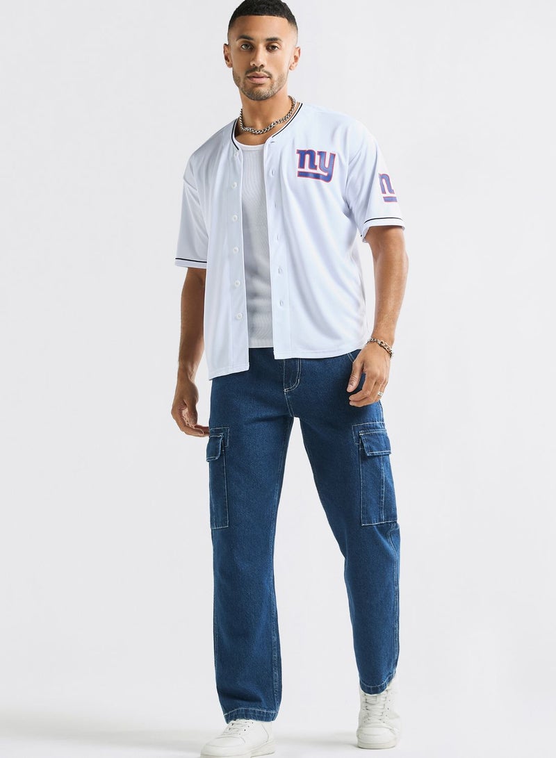 Giants Print Relaxed Fit Shirt