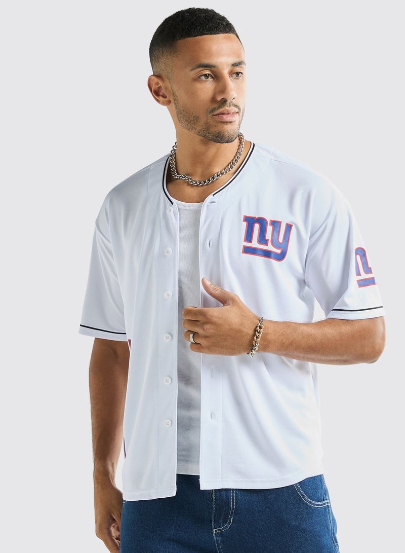 Giants Print Relaxed Fit Shirt