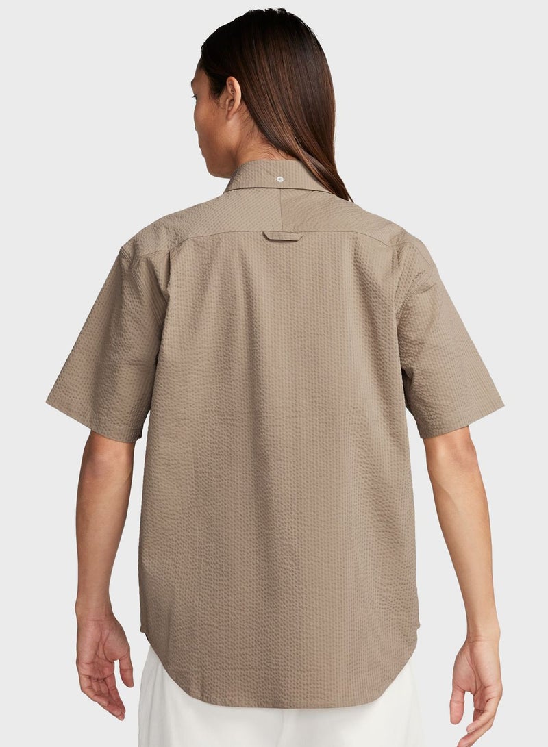 Seersukr Button Down Shirt