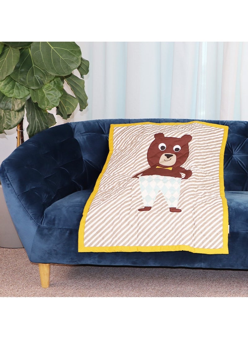 Bear Quilted Blanket