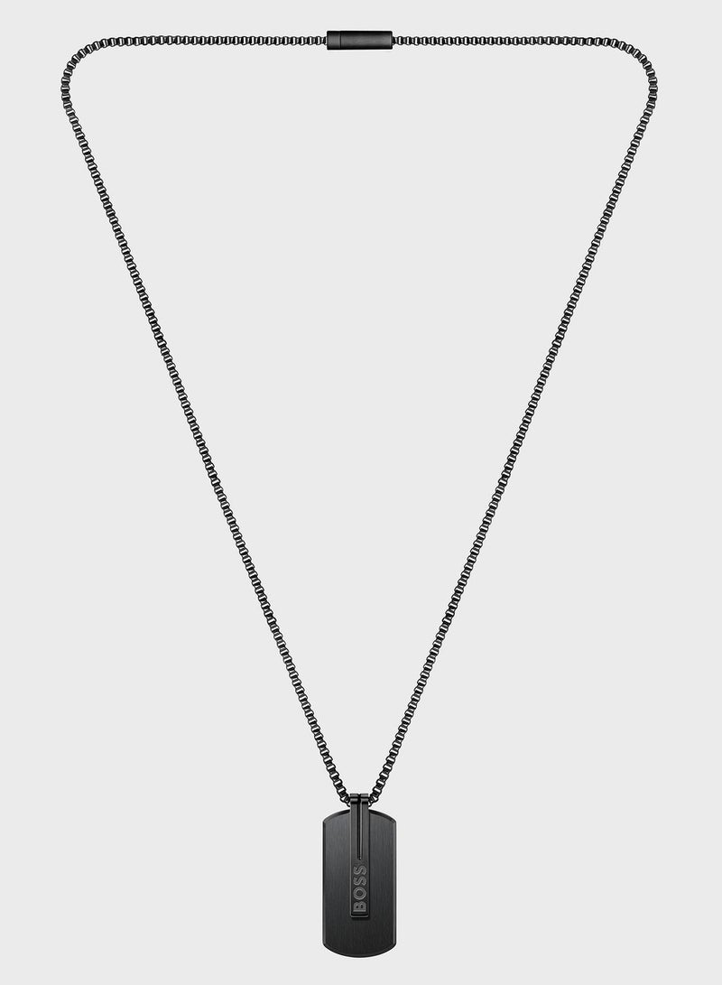 Orlado Dog Tag Pendant Necklace