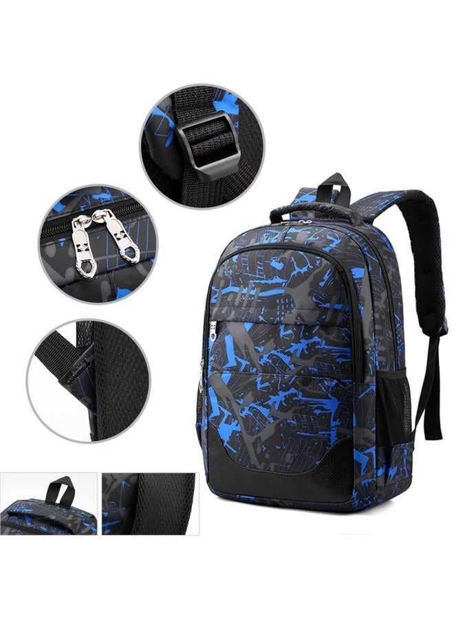 3Pcs School Bags,Children School Backpack,School Bags for Teenagers,Large Capacity Backpack,Waterproof Backpacks,3 in 1 School Bag,Lunch Bag and Pencil Case