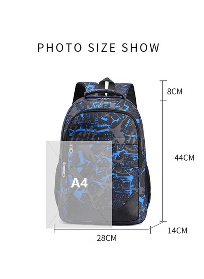 3Pcs School Bags,Children School Backpack,School Bags for Teenagers,Large Capacity Backpack,Waterproof Backpacks,3 in 1 School Bag,Lunch Bag and Pencil Case