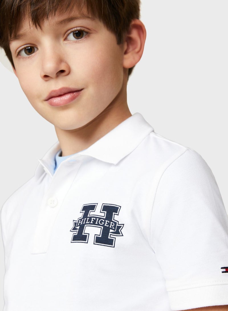 Youth Logo Regular Polo