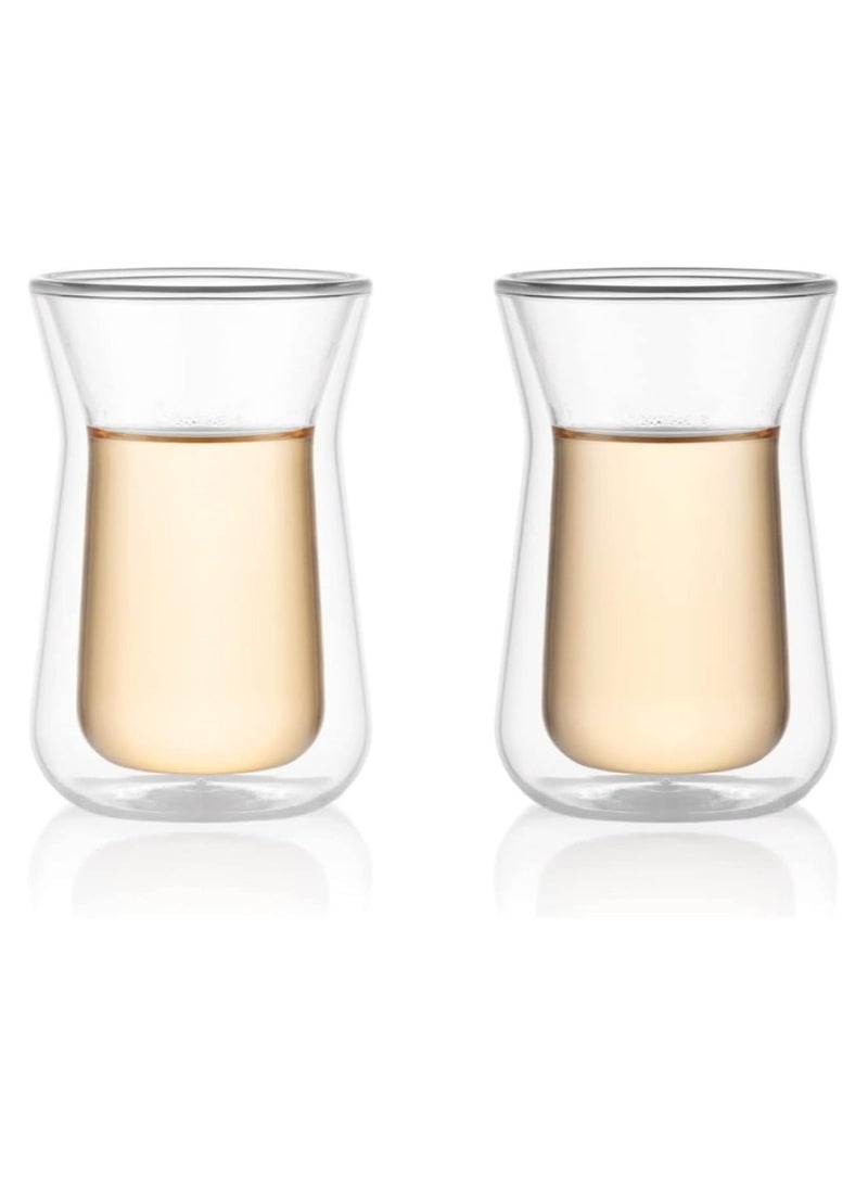 Set of 2 Melior Tea Glasses Double-Walled