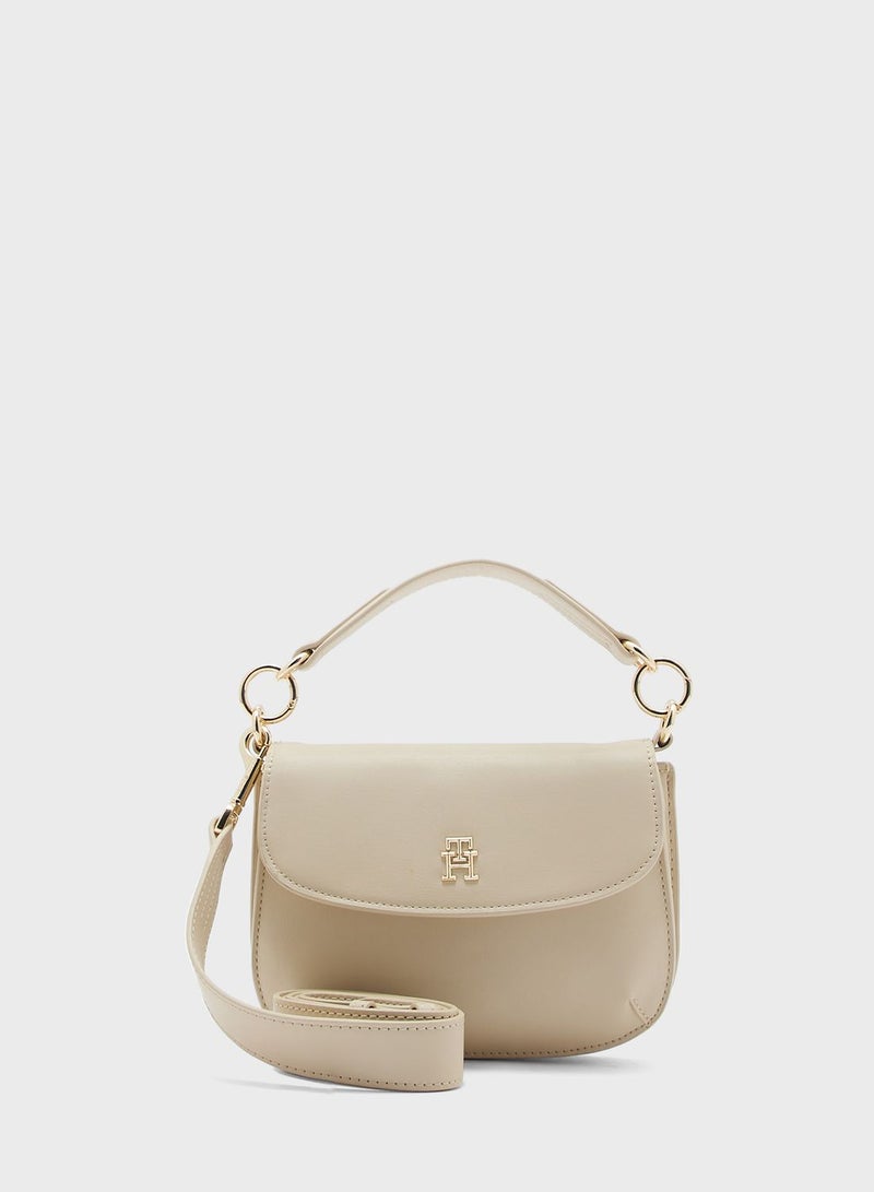 Flap Over Top Handle Crossbody