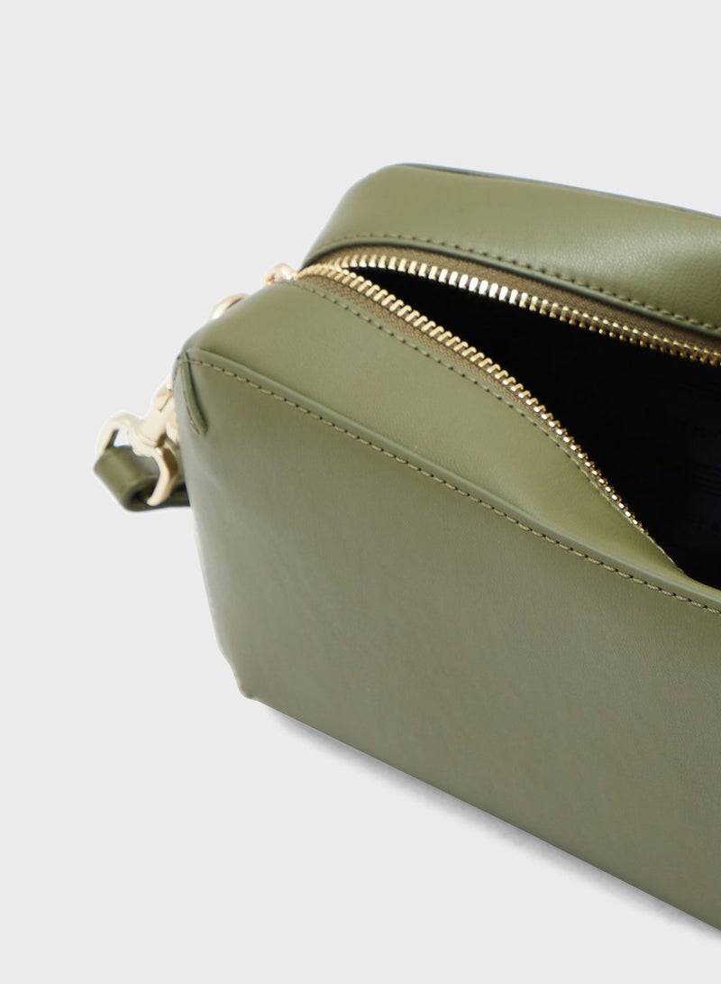 Zip Over Top Handle Crossbody