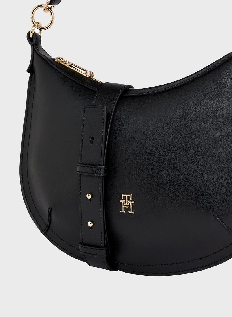 Zip Over Top Handle Crossbody