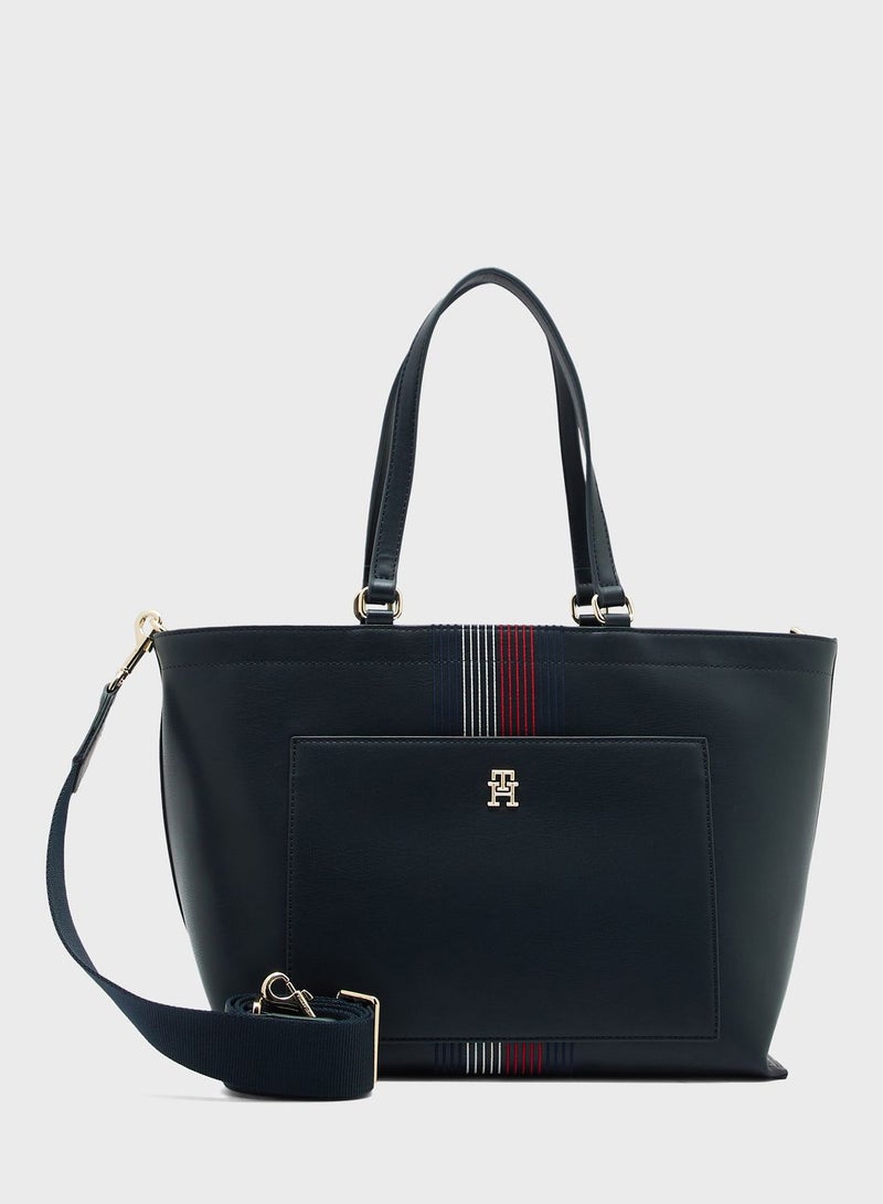 Distinct Top Handle Tote