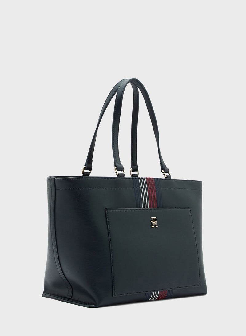 Distinct Top Handle Tote