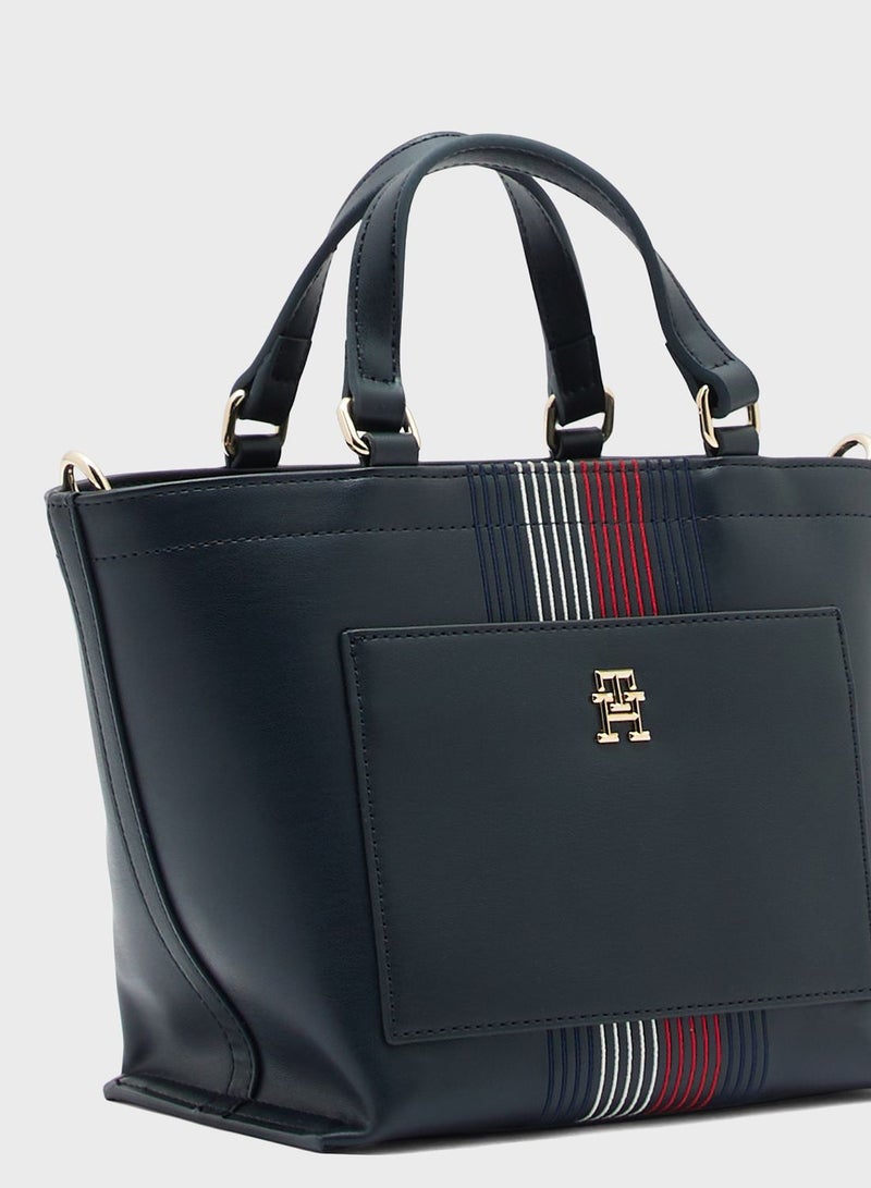 Distinct Top Handle Tote