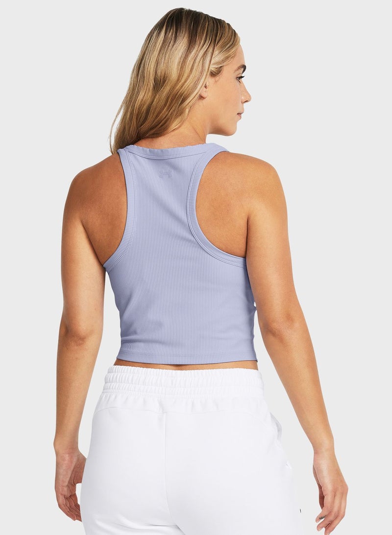 Meridian Rib Crop Tank Top