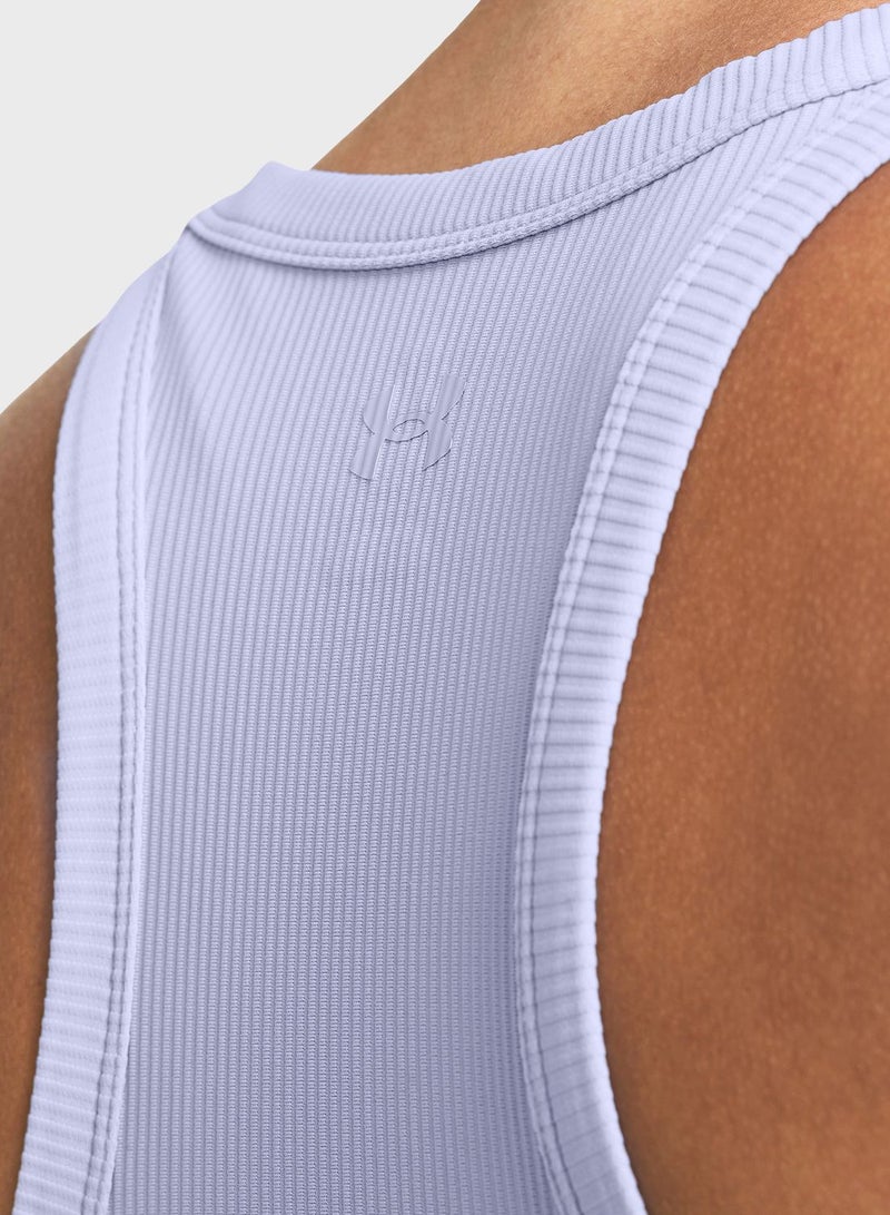 Meridian Rib Crop Tank Top
