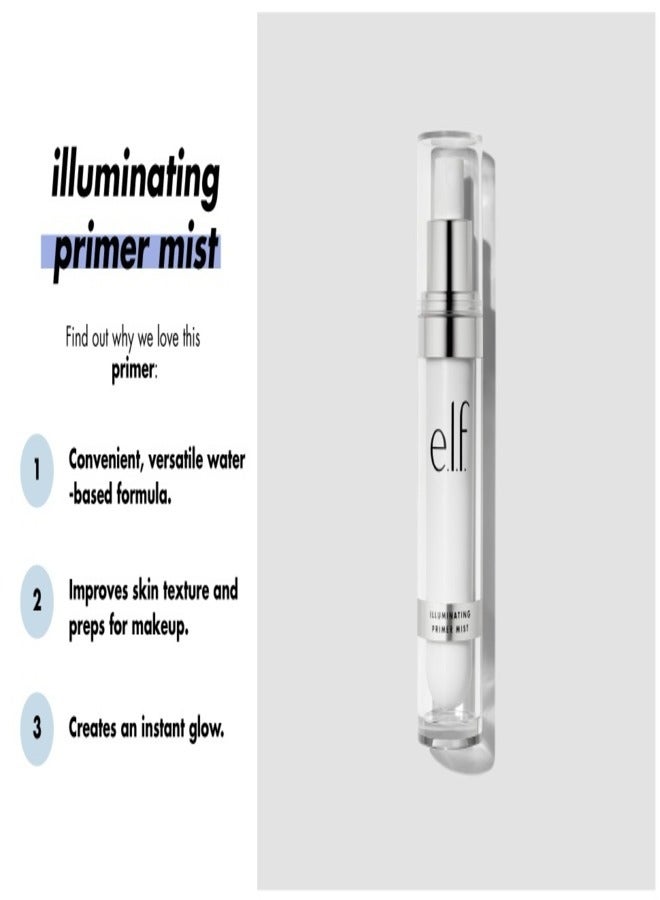 e.l.f. Illuminating Primer Mist - Refreshing Hydration & Glowing Skin 30ml