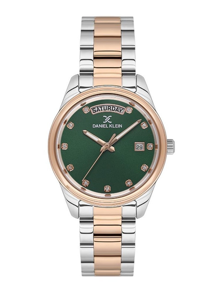 DANIEL KLEIN PREMIUM WOMENS MULTICOLOUR STRAP WATCH - DK.1.13718-5