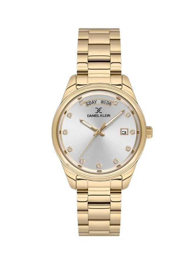 DANIEL KLEIN PREMIUM WOMENS ROSE GOLD STRAP WATCH -DK.1.13718-4