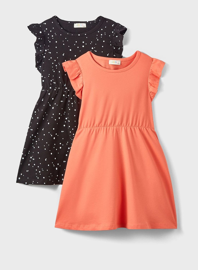 Kids 2 Pack Essential Dress