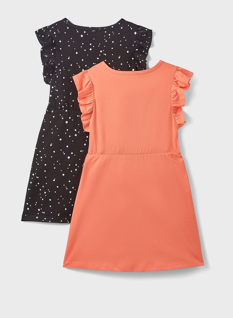 Kids 2 Pack Essential Dress