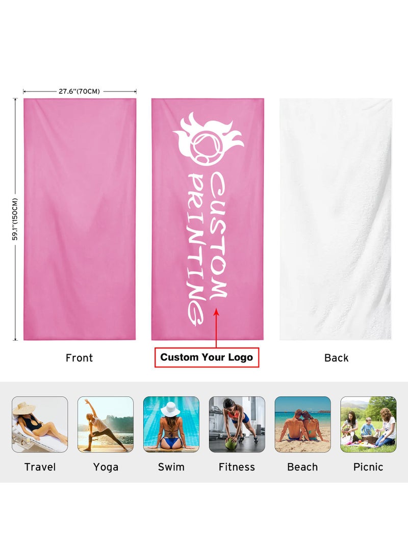 Microfiber Quick-drying Single-sided Printed Beach Swimming Holiday Beach Towel