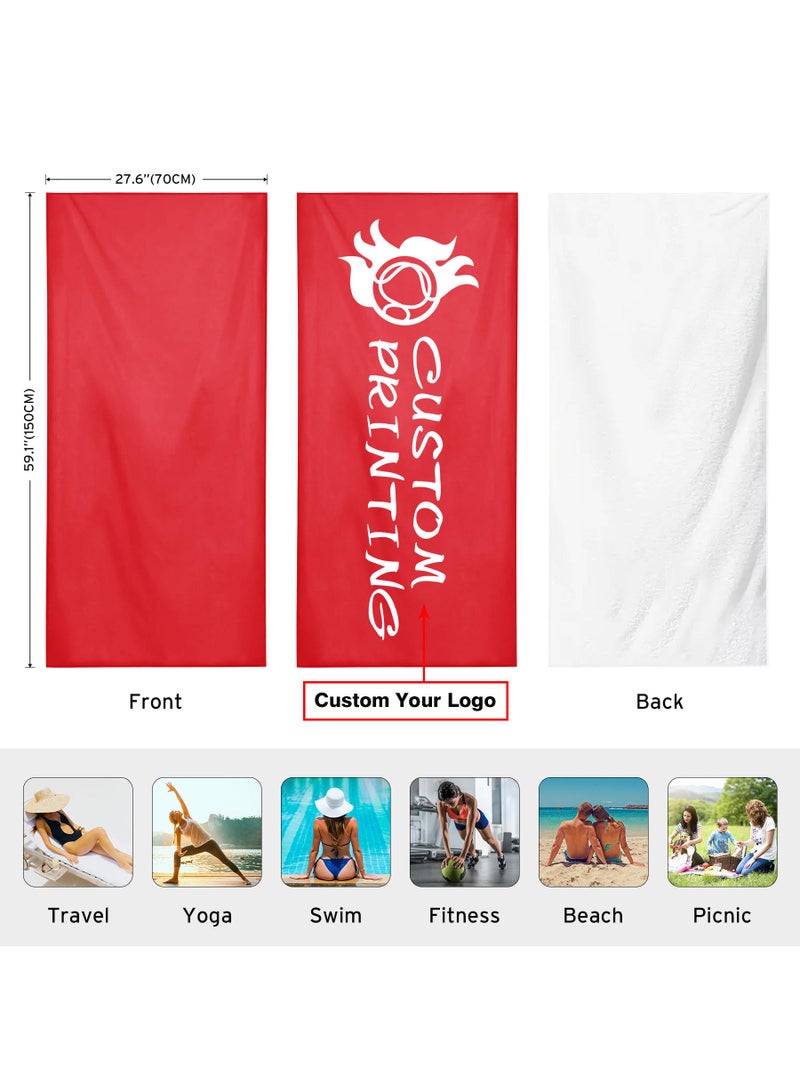 Microfiber Quick-drying Single-sided Printed Beach Swimming Holiday Beach Towel