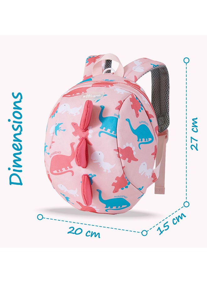 Kids Backpack - Dinosaur Pink