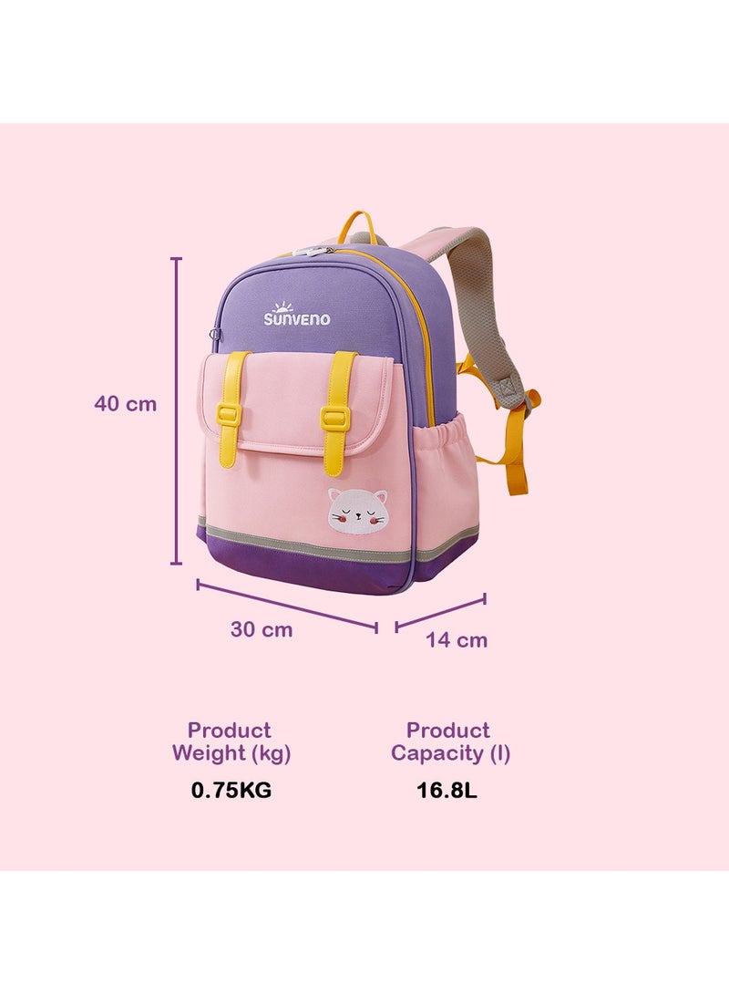 School Backpack 16 Inches - Purple