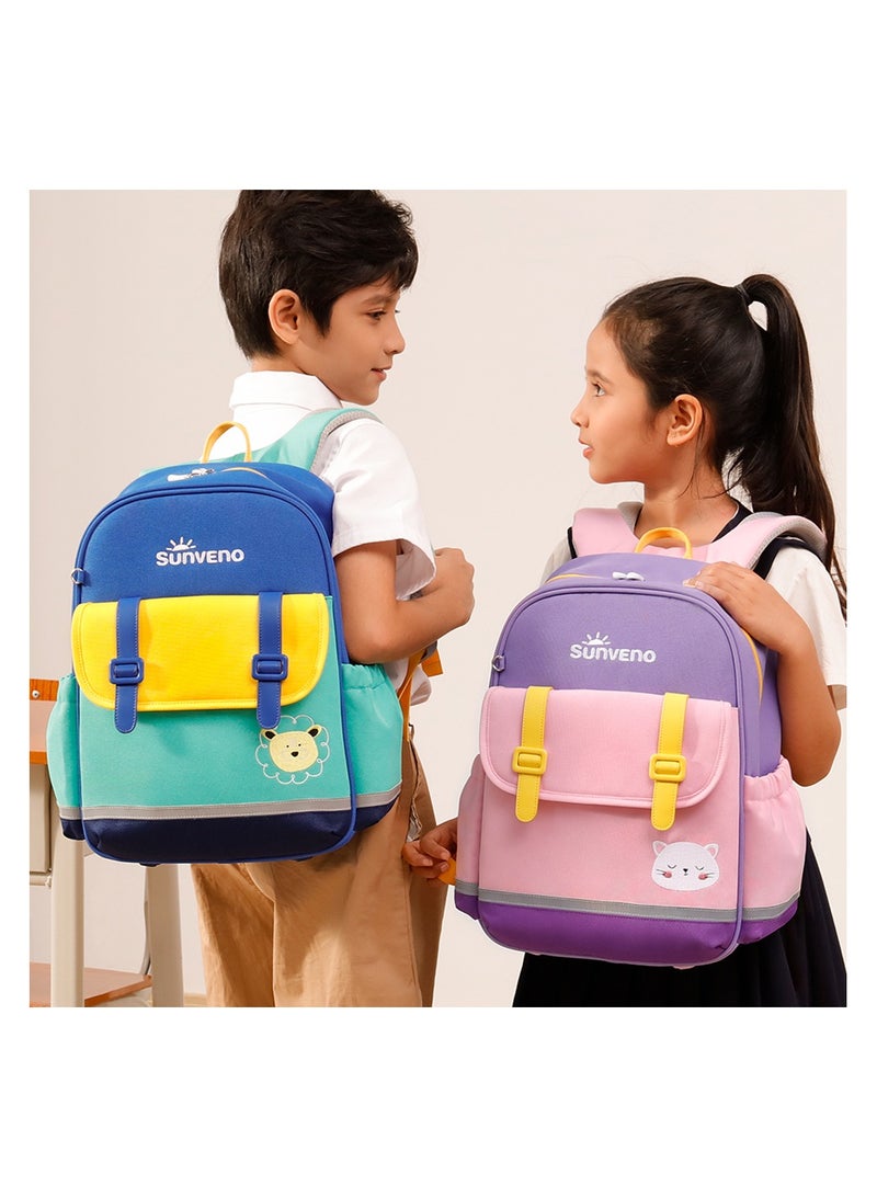School Backpack 16 Inches - Purple