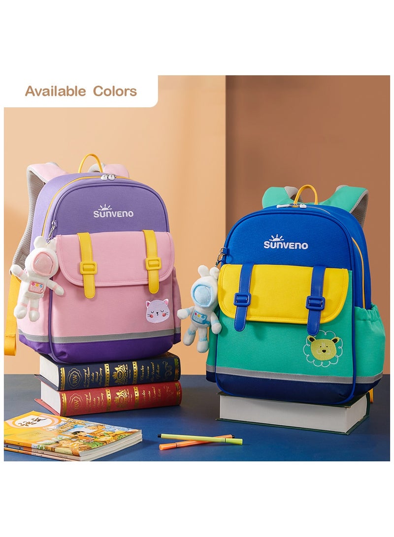 School Backpack 16 Inches - Purple