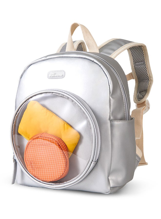 Kids Backpack 11 Inches - Silver