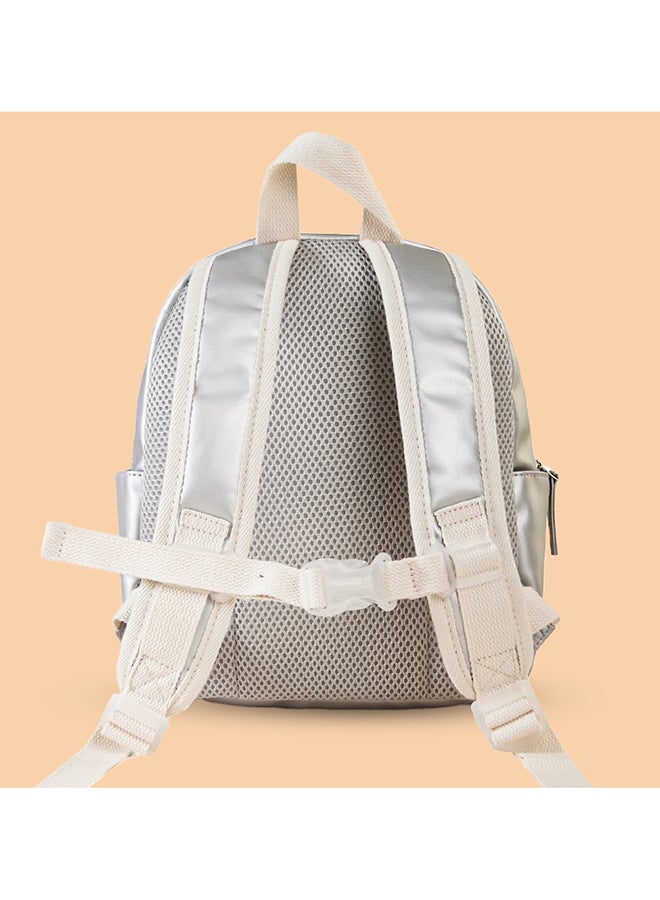 Kids Backpack 11 Inches - Silver