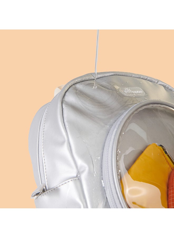 Kids Backpack 11 Inches - Silver