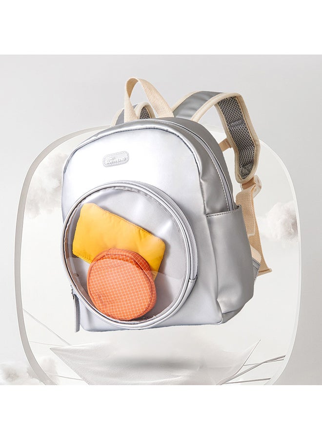 Kids Backpack 11 Inches - Silver
