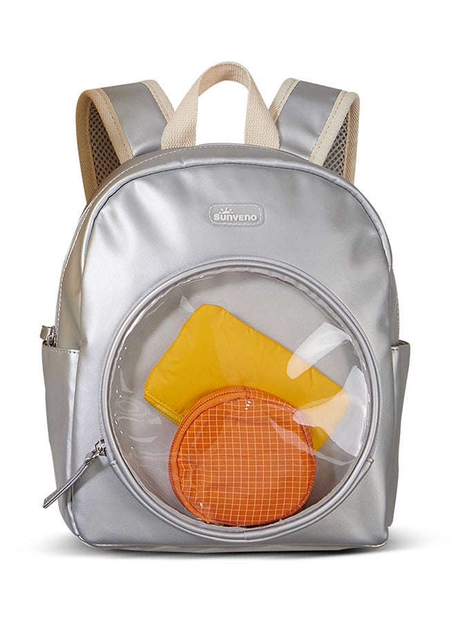 Kids Backpack 11 Inches - Silver