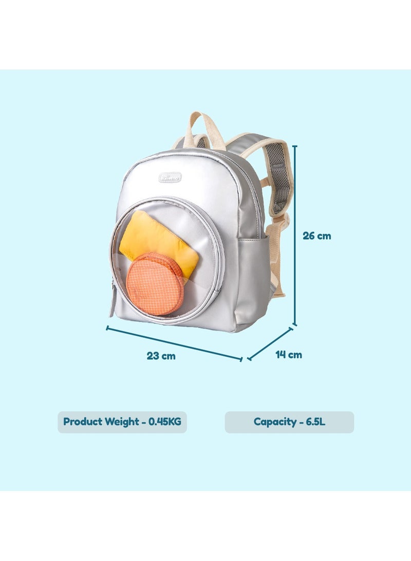 Kids Backpack 11 Inches - Silver