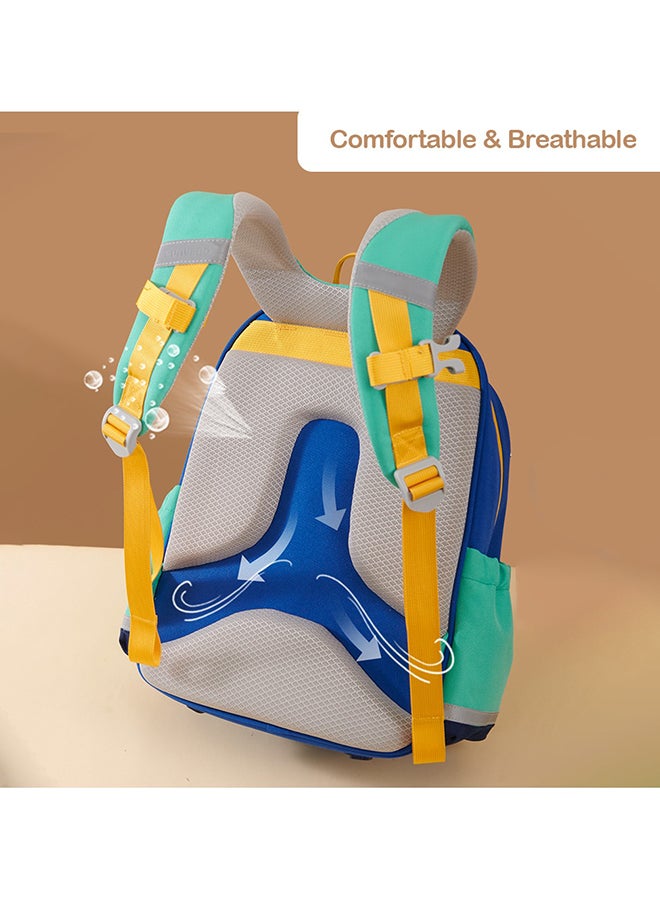 School Backpack 16 Inches - Green