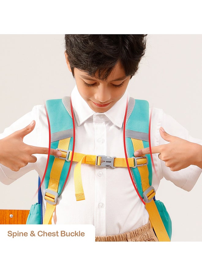 School Backpack 16 Inches - Green