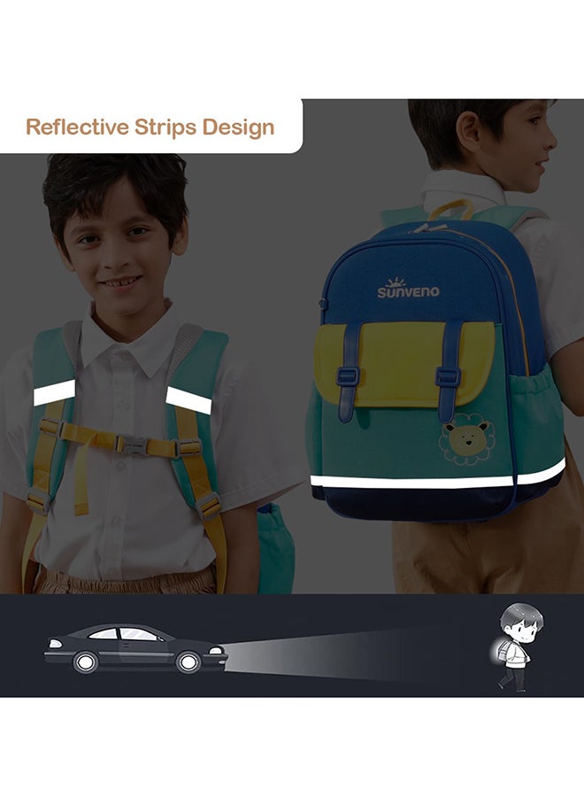 School Backpack 16 Inches - Green