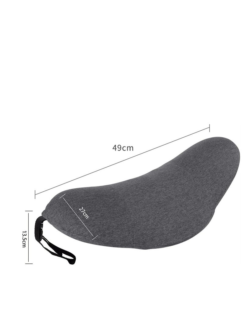 Lumbar Support Pillow, Sleeping Waist Pillow Memory, Foam Pregnancy Wedge Cushion Lower Back Support Sleeping Pillow, for Waist Back Pain Spine