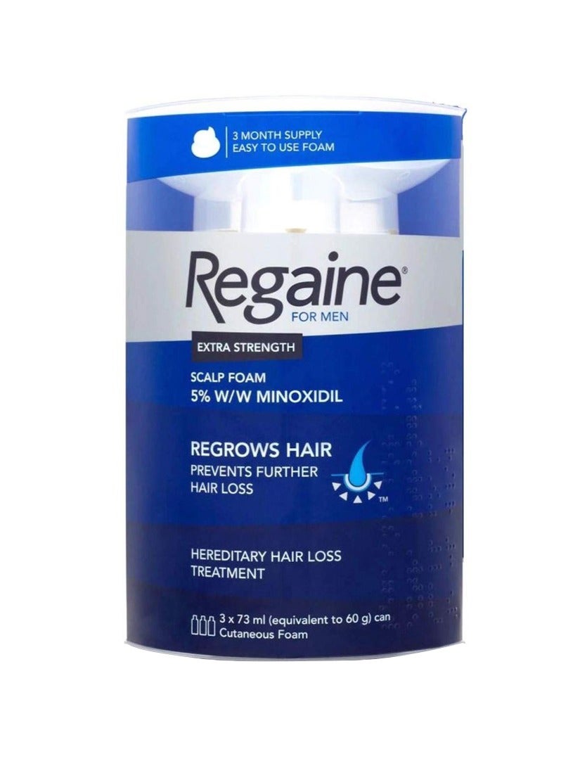 3-Piece Scalp Foam Regrowth Foam Set