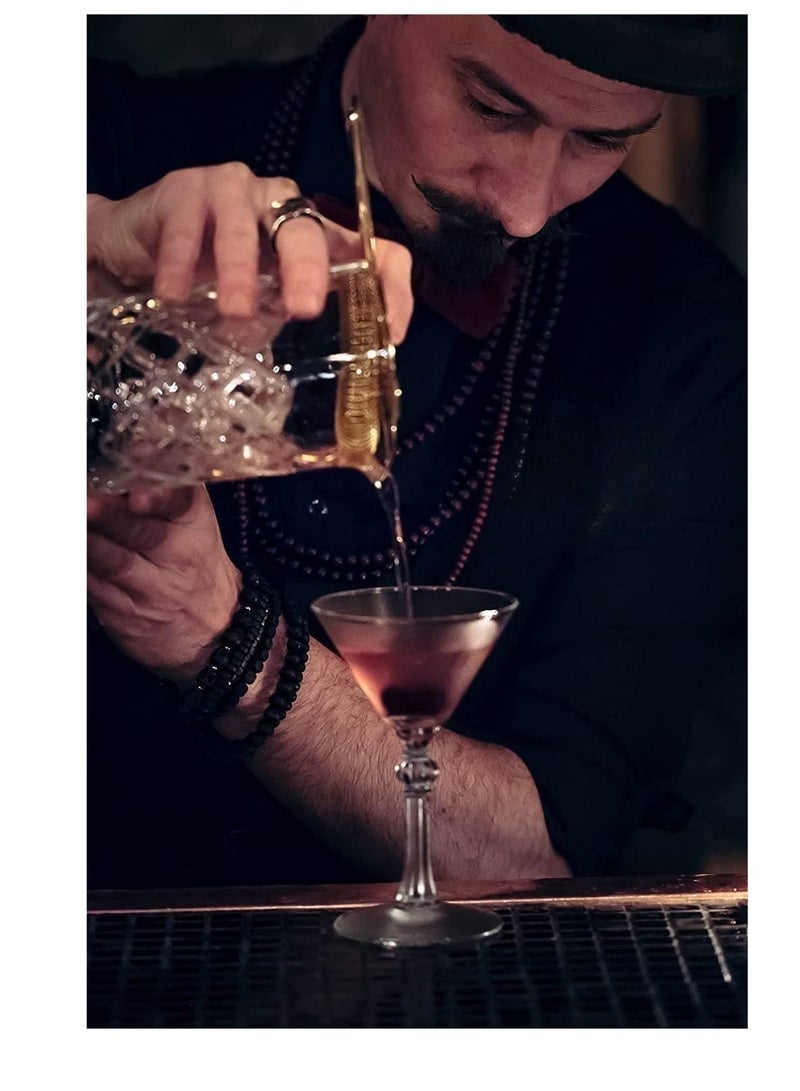 Bar Co ck ta il Mixing Glass, Seamless Co ck ta il Pitcher for Stirred Co ck ta il with Weighted Bottom, Old Fashioned Bartender Accessory and Tool   18oz 500ml
