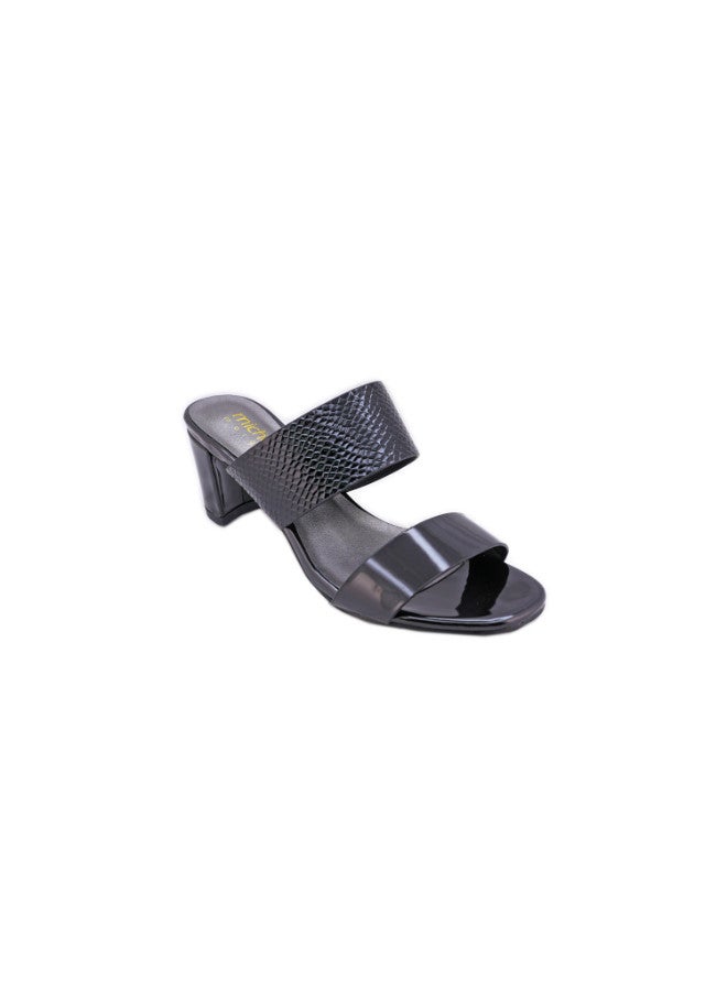 092-2225 Michelle Morgan Ladies Low Heel Sandals 913RJ192 Black