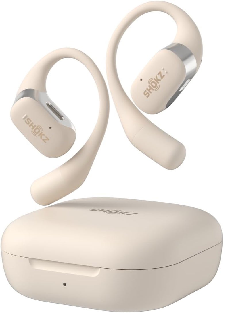 OpenFit - Open-Ear True Wireless Bluetooth Headphones With Microphone Beige