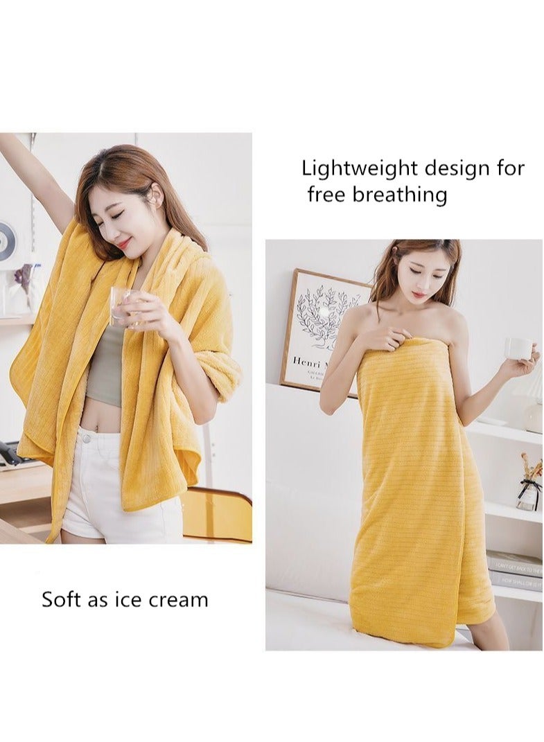 Microfiber Towel 90x160 cm 2 PCS Bath Towel Microfiber Soft, Durable and Light Weight