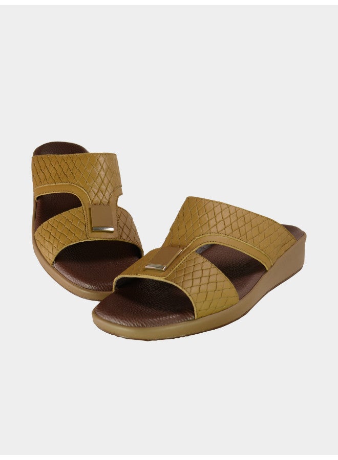 008-3088 Barjeel Uno Boys Arabic Sandals BBGT 11 Sand