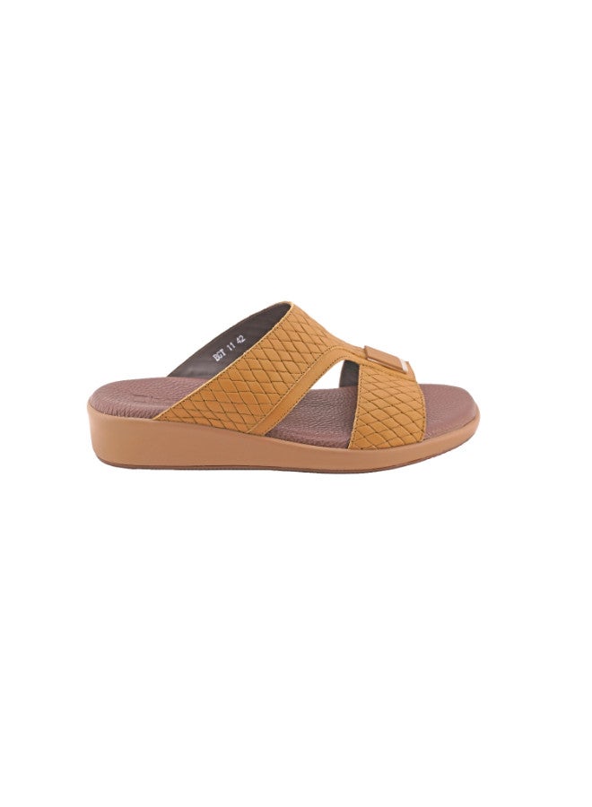 008-3088 Barjeel Uno Boys Arabic Sandals BBGT 11 Sand