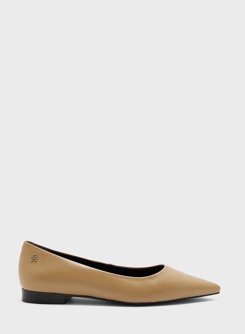 Pointed Toe Flat Ballerinas