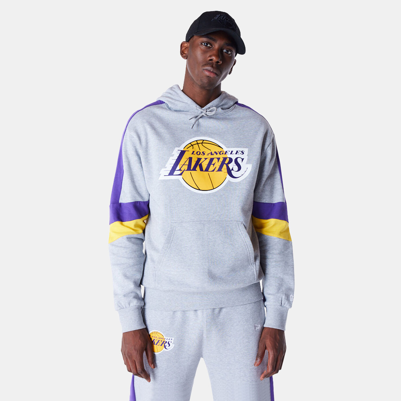 Men's NBA Los Angeles Lakers Colourblock Hoodie