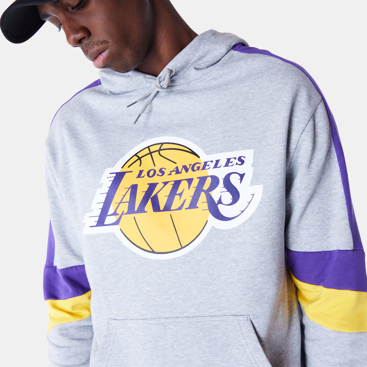 Men's NBA Los Angeles Lakers Colourblock Hoodie