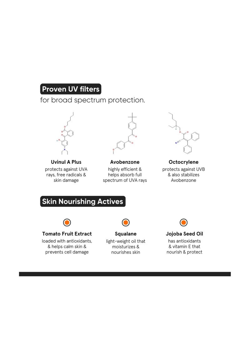 Minimalist Invisible Sunscreen For Oily Skin|Spf 40 Pa+++|Clinically Tested In Usa(In-Vivo)|Water Resistant Sweat Resistant|For Women&Men|50 Gm, 1 Count